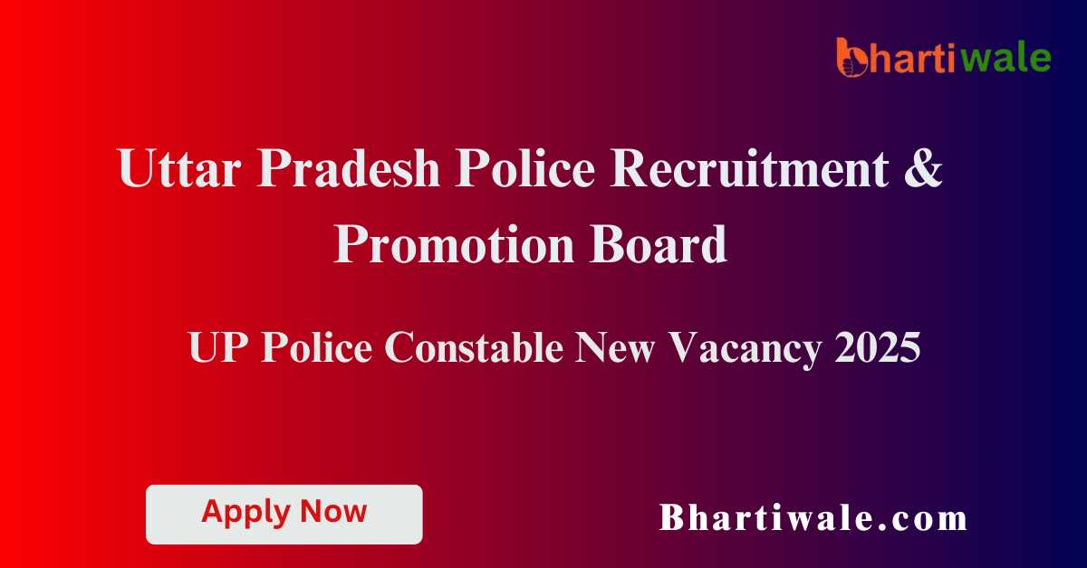 UP Police Constable New Vacancy 2025