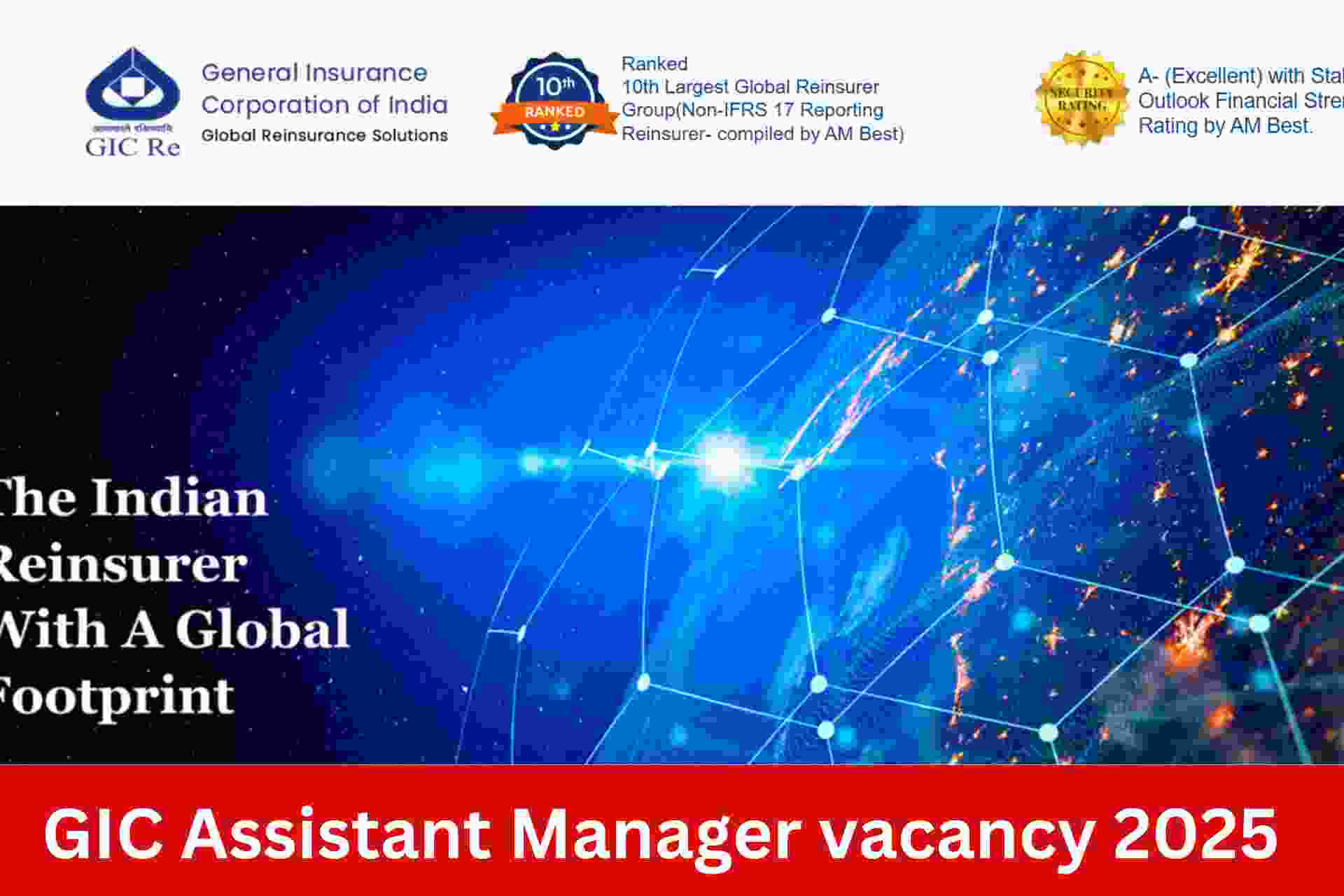 GIC Assistant Manager vacancy 2025