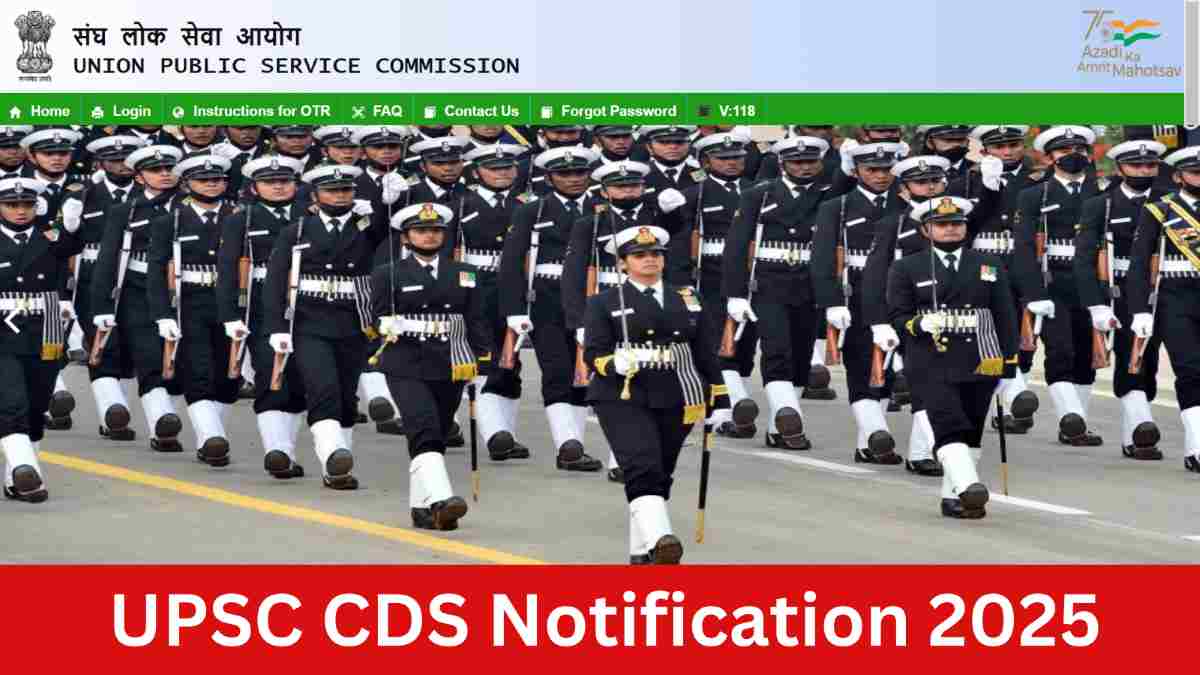 UPSC CDS Notification 2025