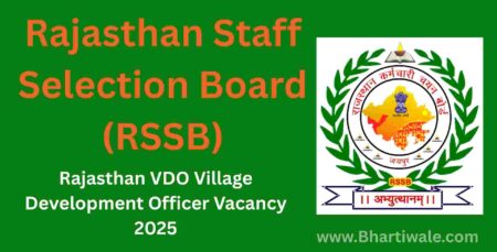 Rajasthan VDO Village Development Officer Vacancy 2025